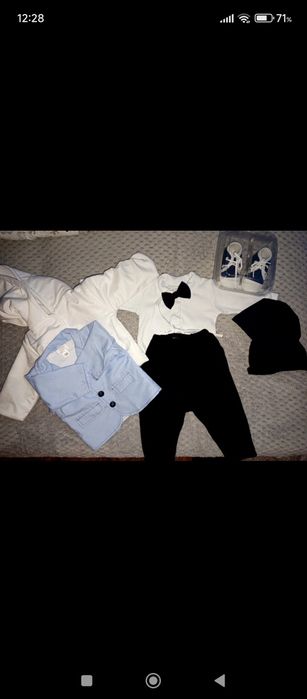 Ubranko do chrztu dla chłopca