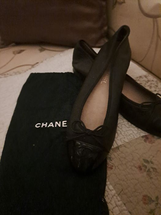 Orginalne Chanel Balerinki Czarne
