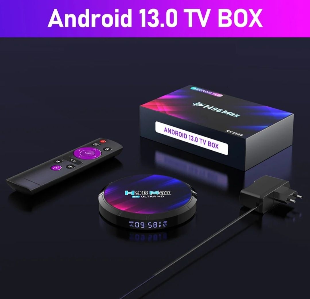 TV BOX 4/32GB Android 13.0 2.4 5G Wi-Fi 6 BT 5.0 8K Multimedia !!