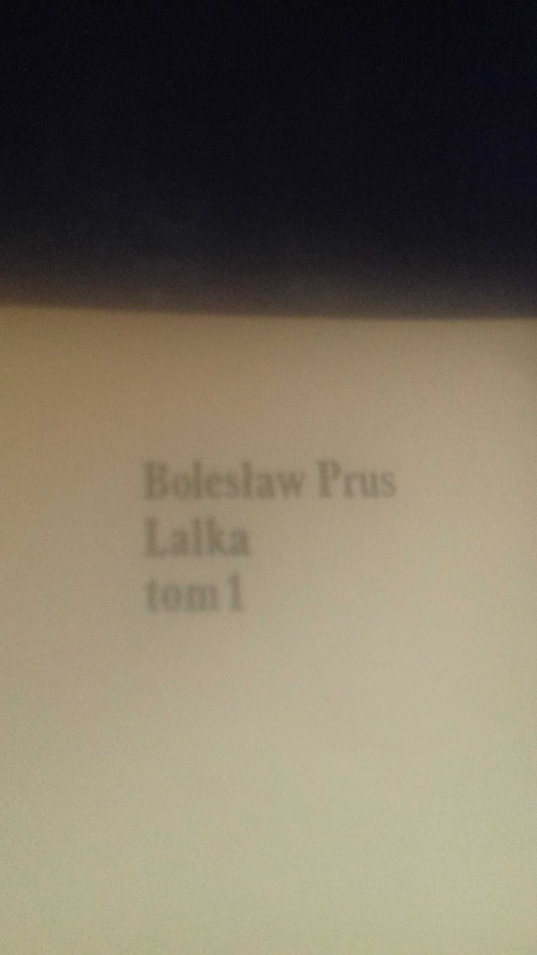 Biblioteka lektur szkolnych. PIW.1975. Prus.,,Lalka" tom 1