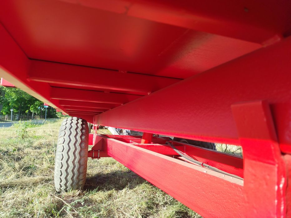 Wywrotka przyczepa skorupa skorupowa do zboża jednoosiowa części rama