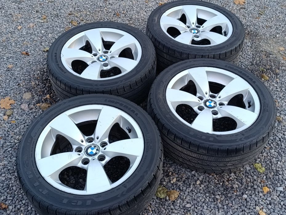 Alufelgi 5x120 + opony zimowe 245/45/R17  BMW E60 E90 X3 X5