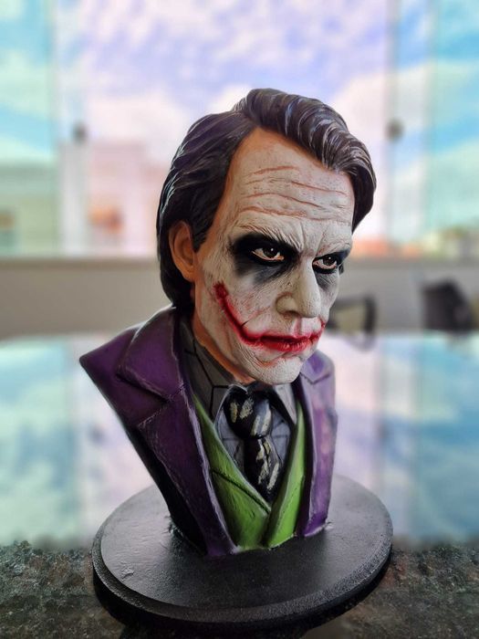 Busto Joker em Resina