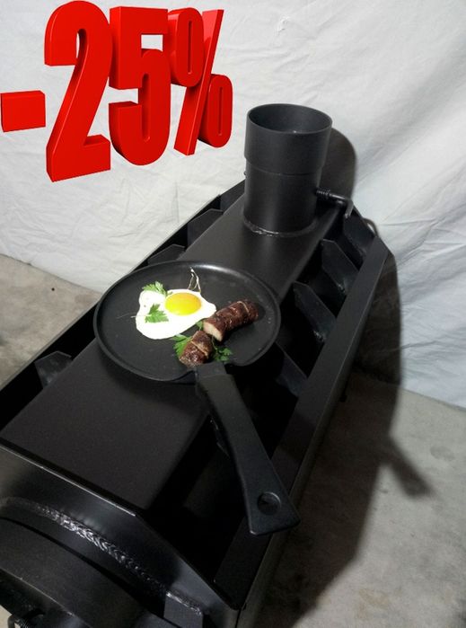 Буржуйка тривалого горіння 12год.,знижка 10% цiна дiйсна до 31.12.25