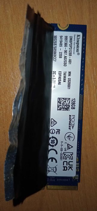 SSD M2 PCI-Ex 3.0 128GB Kingston