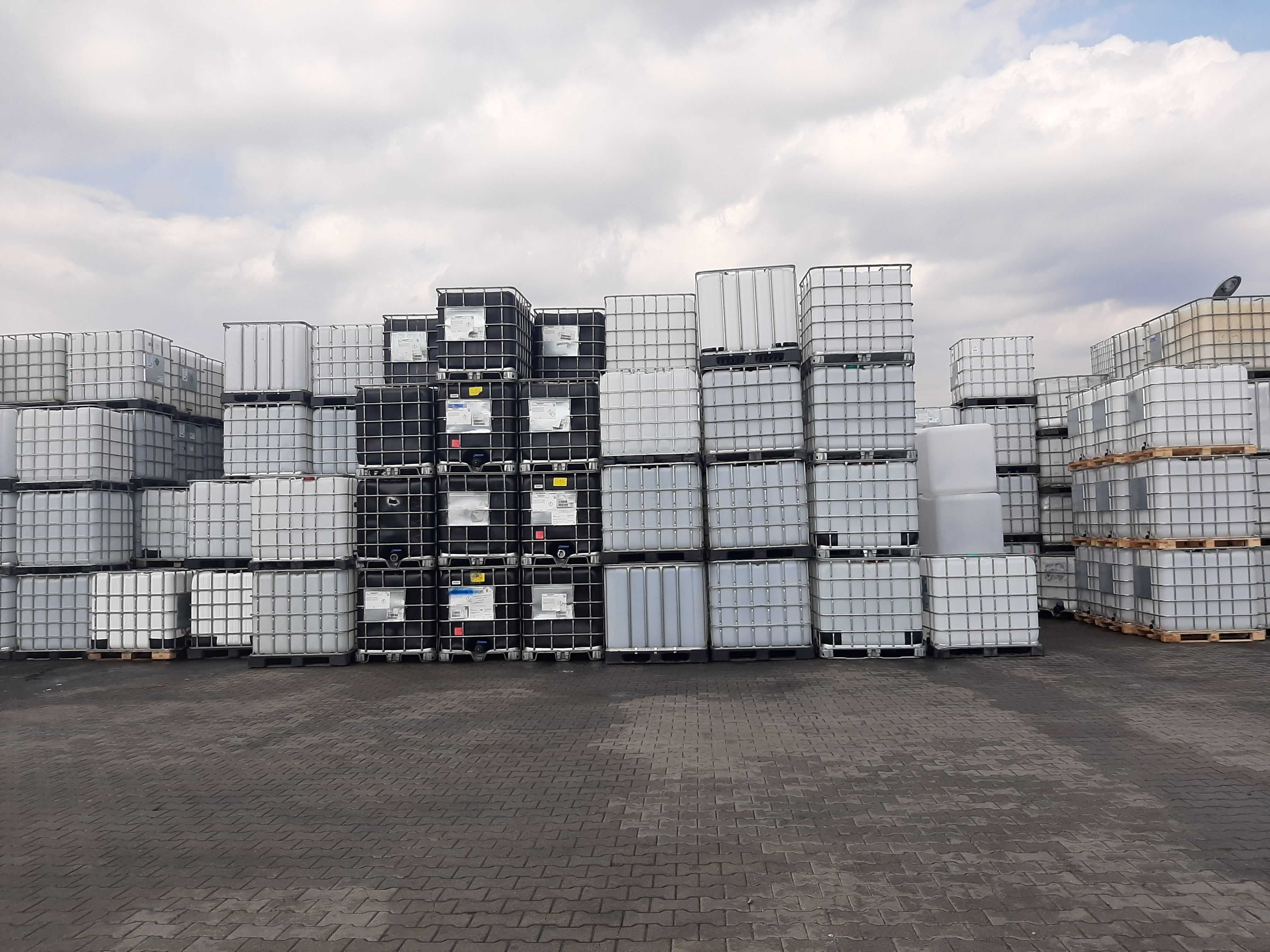 Nowy Zbiornik IBC 1000L MAUZER  Czarny atest spożywczy