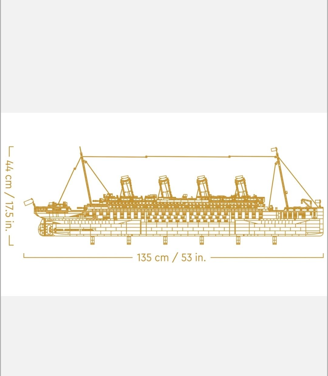 Titanic em lego Original