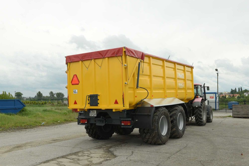 Przyczepa Skorupowa Tandem M28 (22t) FINANSOWANIE,promocja nawóz BISON
