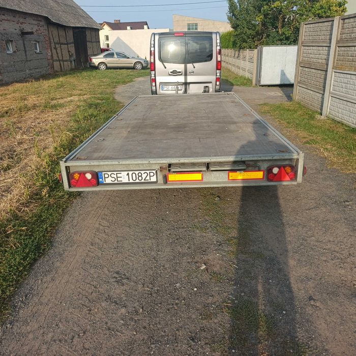Przyczepa ciężarowa, laweta dmc2700 ładowność 2000kg