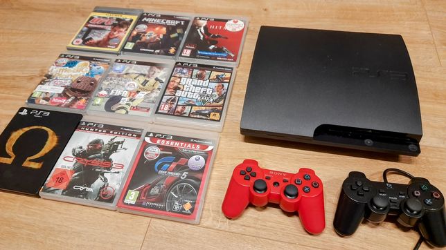 PlayStation PS3 320 GB 2pady + gry