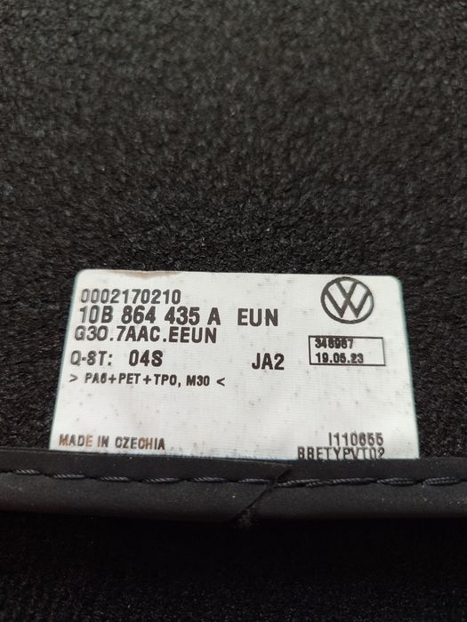 Коврики ворсовые Фольксваген Айди 4 Volkswagen ID4 Audi E Tron