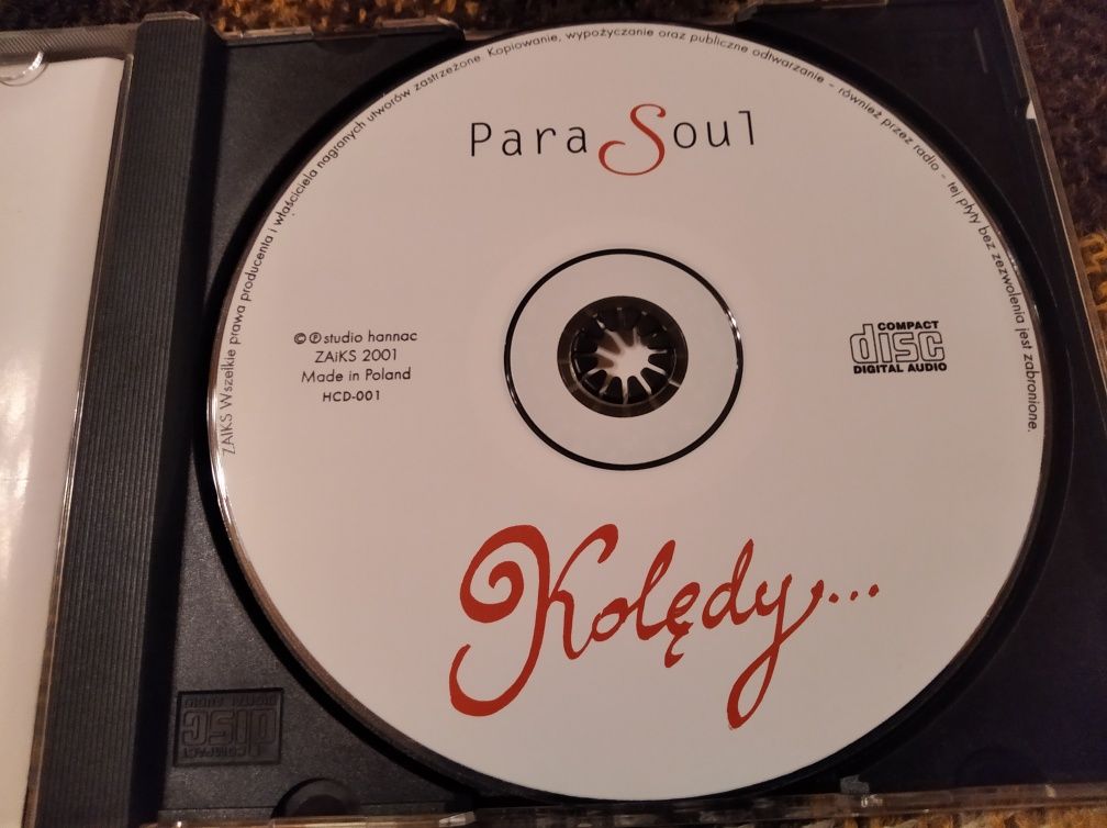 CD ParaSoul Kolędy ... Studio Hannac 2001