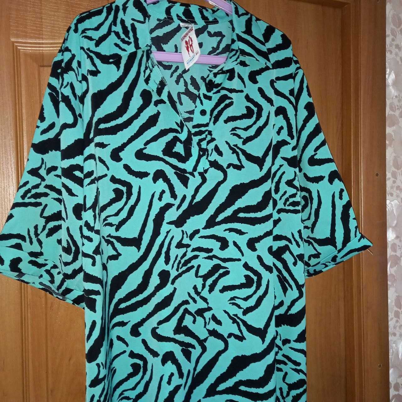 Блузка/туника (блуза, рубашка) большой размер 68 ТОЛЬКО ДОНЕЦК