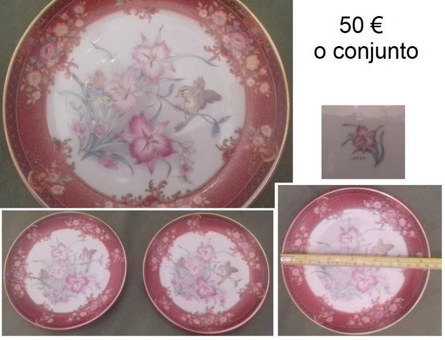 !! LER DESCRIÇÂO !! Pratos Antigos Japoneses