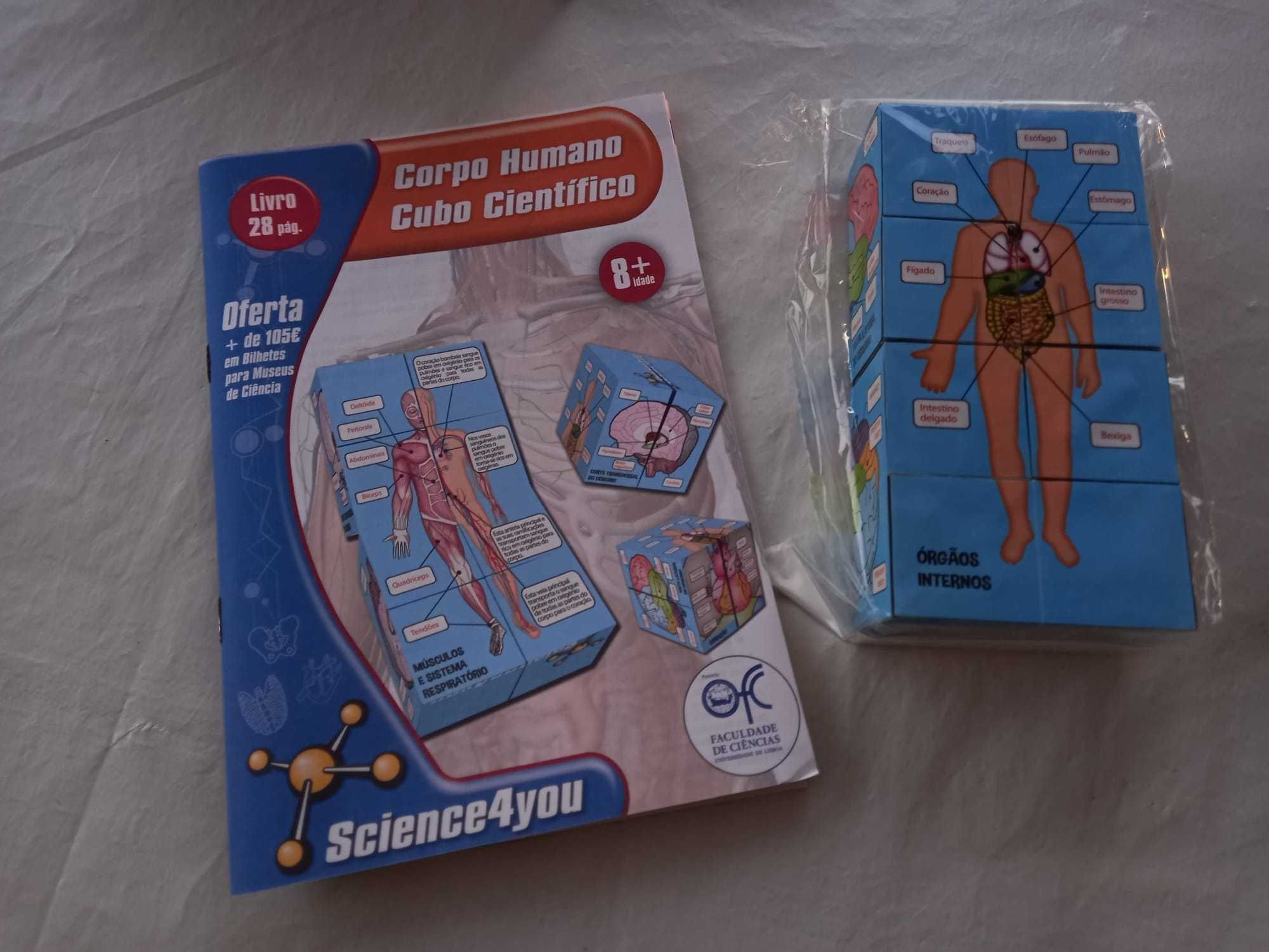 Brinquedo / CUBO Científico Corpo Humano SCIENCE 4 YOU