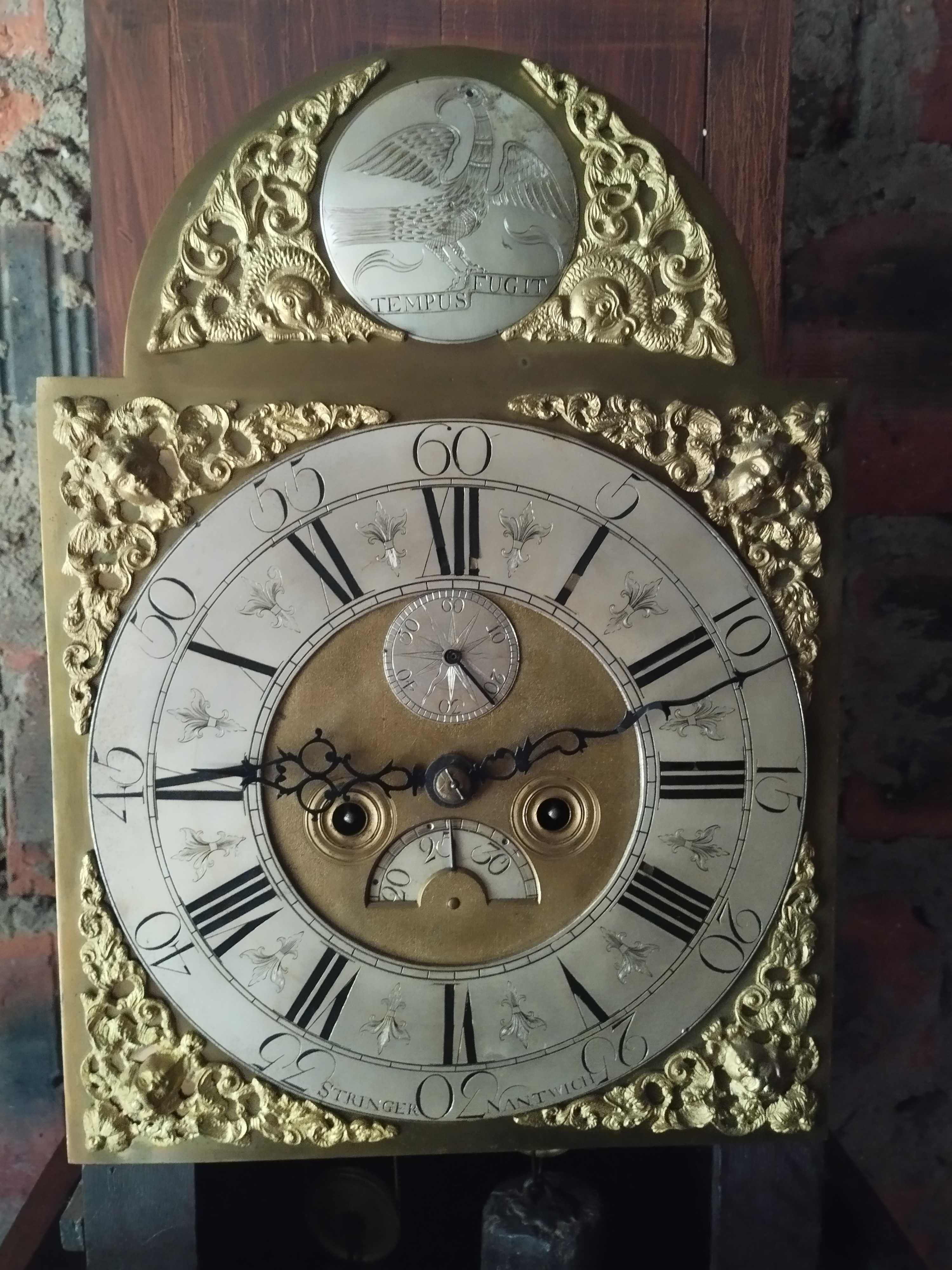 Stary zegar podłogowy ,,Anglik," Stringer Nantwich