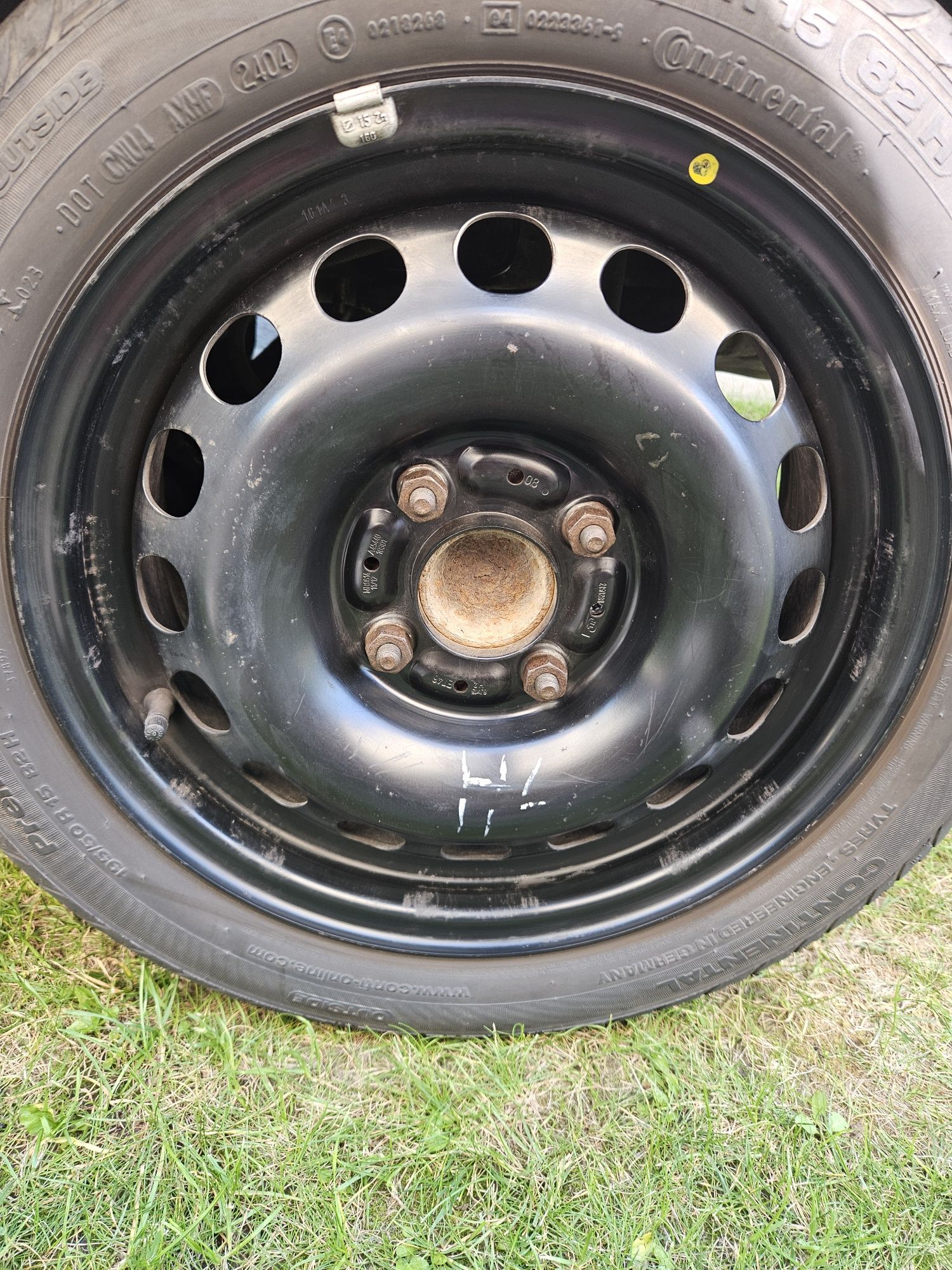 4xfelgi r15 + kołpaki orginalne Colt 6 mitsubishi, Smart Forfour