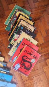 Livros Tintin PT e FR