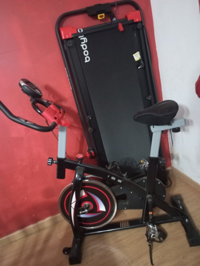Passadeira e bicicleta semi novos