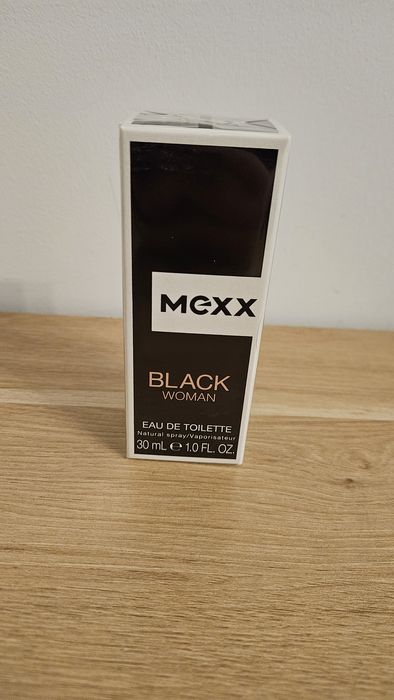 Perfumy Damskie Mexx Black Woman 30 ml Nowe Folia