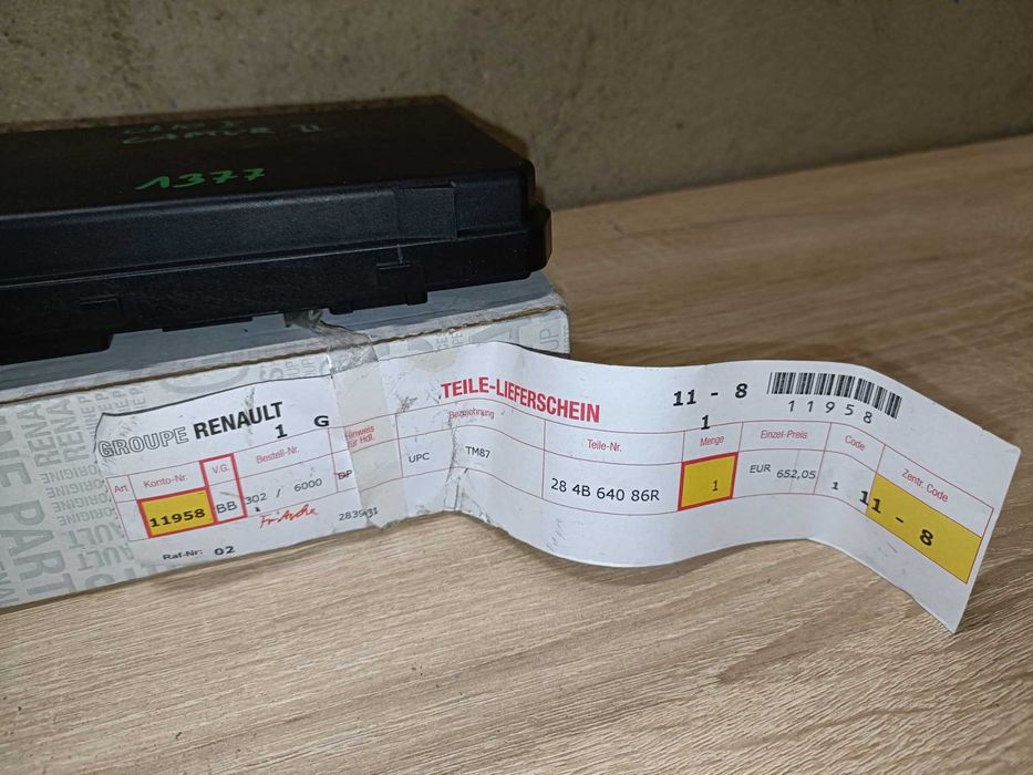 Renault Clio V, Captur II Sterownik BCM Hybryda