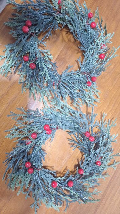 2 porta velas natalinas