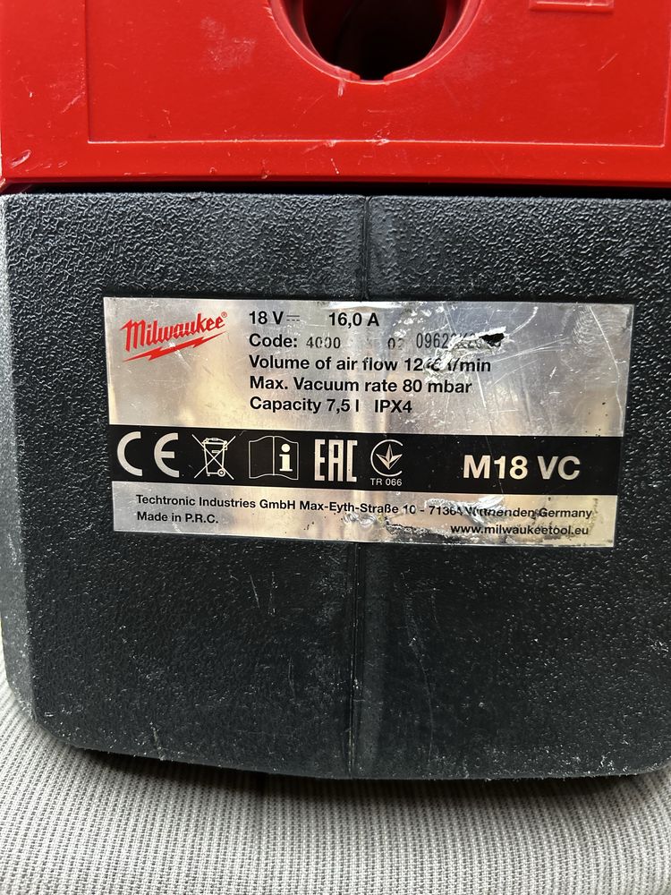 Odkurzacz milwaukee m18 m28 na mokro lub sucho