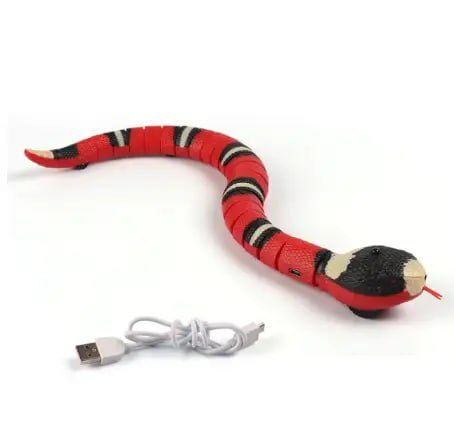 Інтерактивна іграшка 39см від хлопка,акумуляторна змійка радіокеруваня