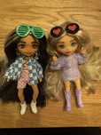 2 lalki Barbie Extra Mini