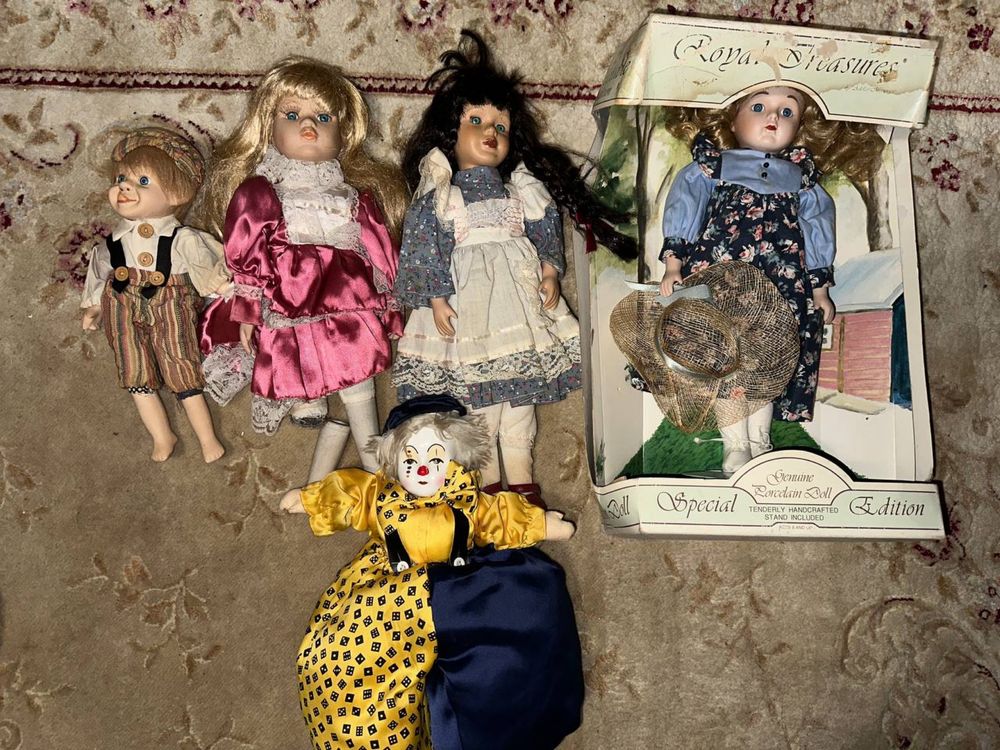 Лот.лялька порцеляна Винтажная коллекционная фарфоровая кукла куколка