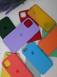 Захисне скло та чохол Silicone Case на айфон iPhone чехол