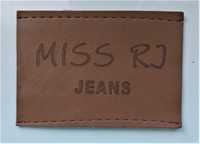 Лейбл / ярлык MISS RJ JEANS на джинсы / рюкзак / сумку / юбку 80*55 mm