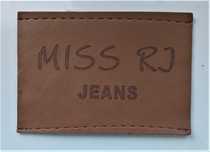 Лейбл / ярлык MISS RJ JEANS на джинсы / рюкзак / сумку / юбку 80*55 mm
