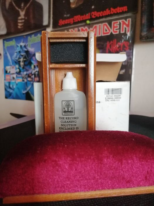 Винтажная щётка, ручной работы, для очистки винилловых пластинок