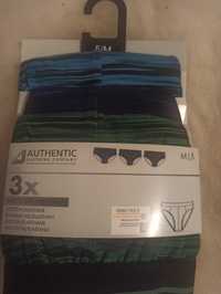 Authentic 3x slipy męskie - zestaw rozm. M/5
Skład :
95% b