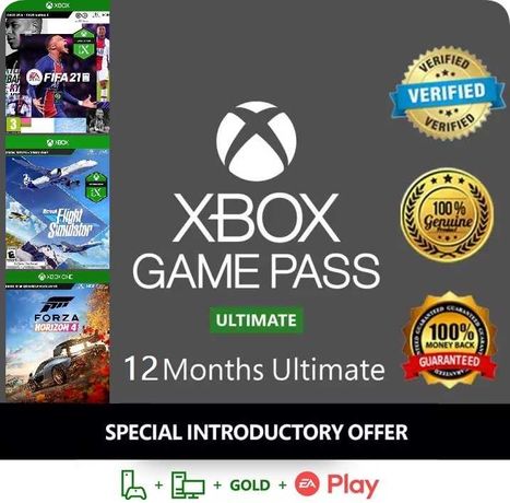 Подписка Game Pass Ultimate 12+1 мес +350 игр Xbox ONE / SERIES S/X