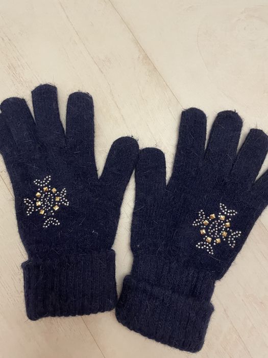 Rękawiczki ciepłe, granatowe