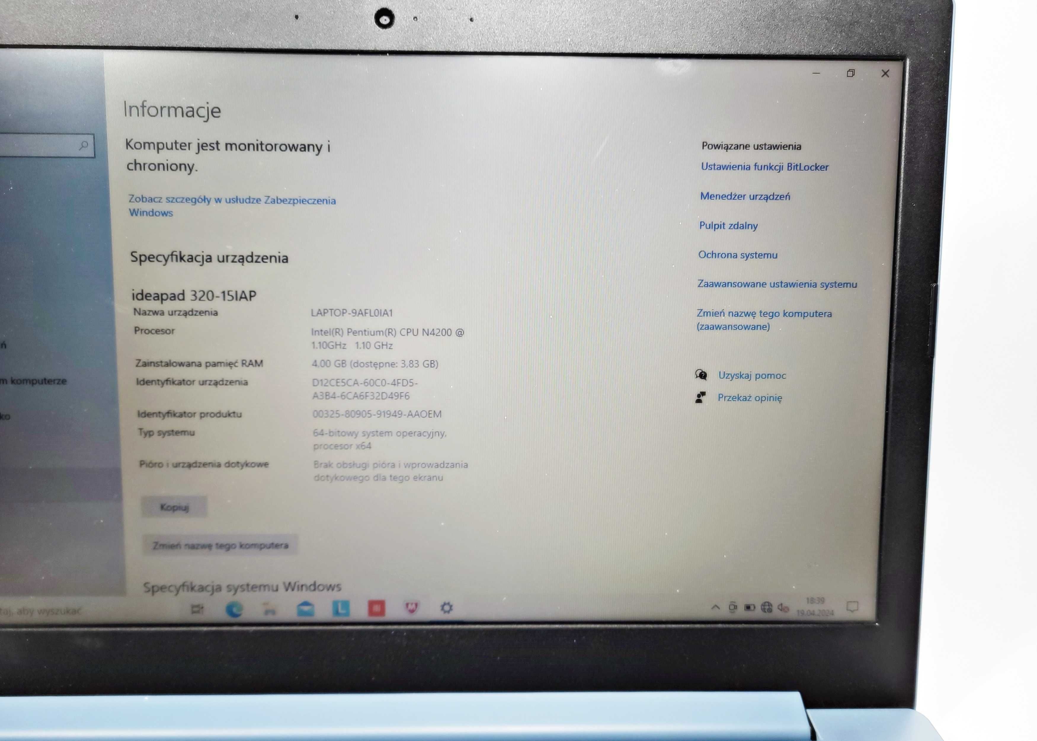 Lenovo ideapad 120S-14IAP N4200 K&B Handel Szczytno