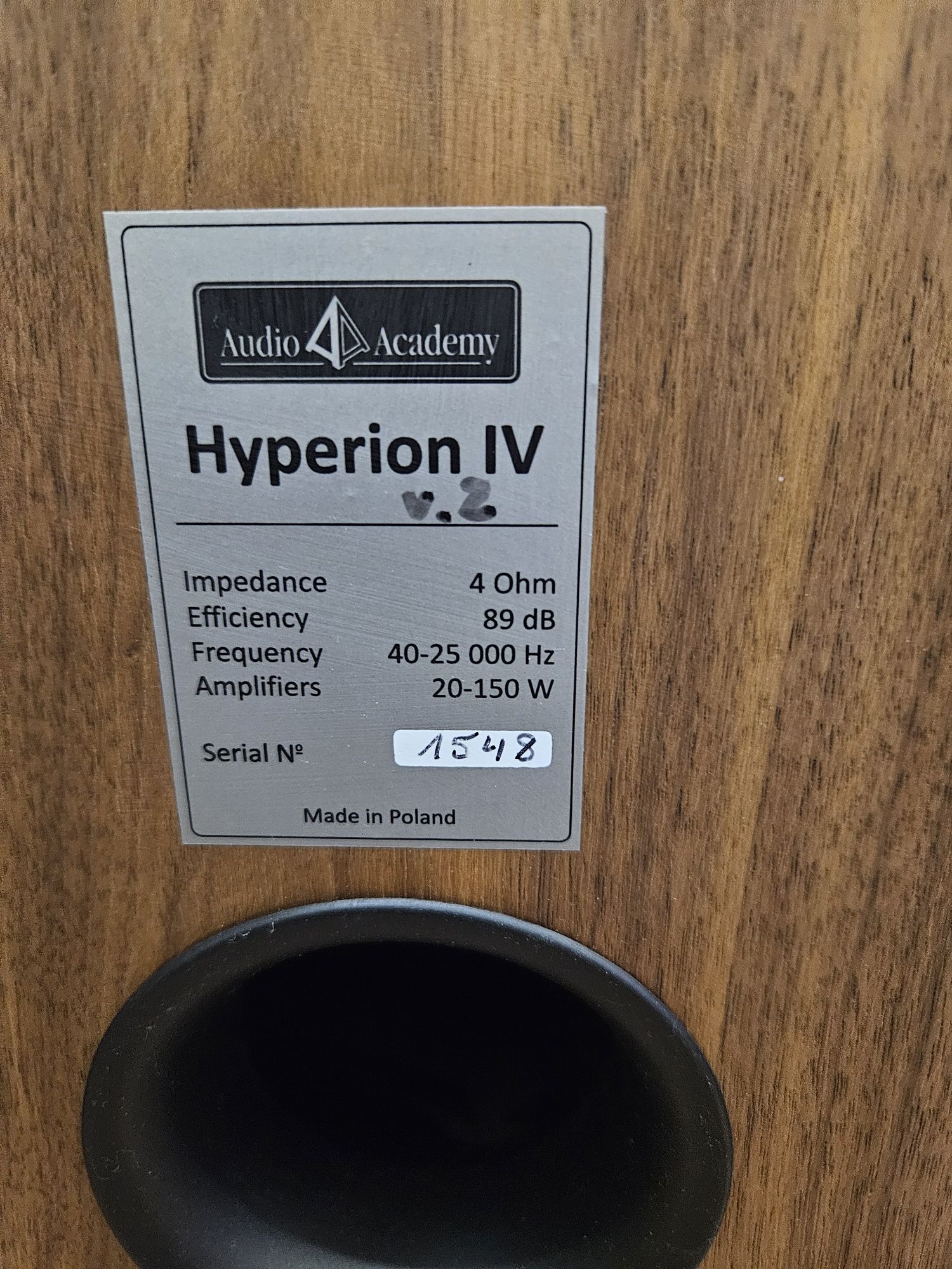 Kolumny Audio Academy Hyperion IV v2