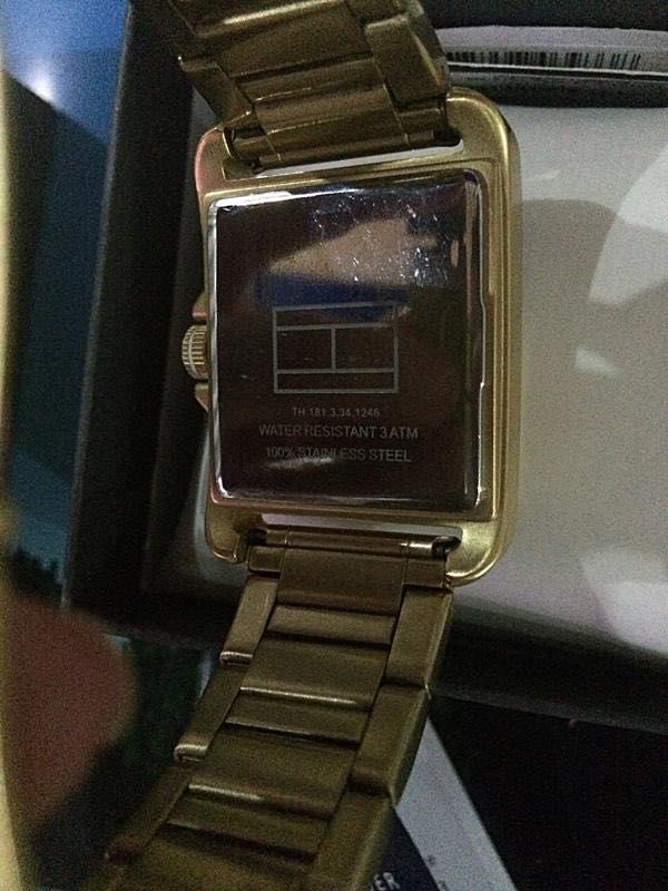 Оригинальные кварцевые часы Tommy Hilfiger Gold-plated stainless steel