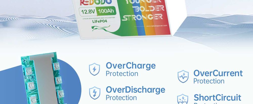 В наявності .LiFePo4 акумулятор літій залізо фосфат Redodo до 15000 ци