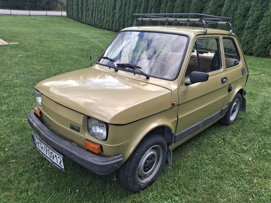 Fiat 126 Fiat 126p 650 Uwaga ! Pierwszy oryginalny lakier, zero rdzy.