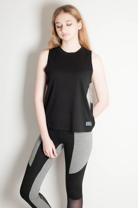 DKNY ОРИГІНАЛ. Жіноча майка футболка чорна лого розмір XS