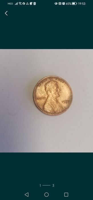 13 Moedas de One Cent USA Abraham Lincoln 1968/1981