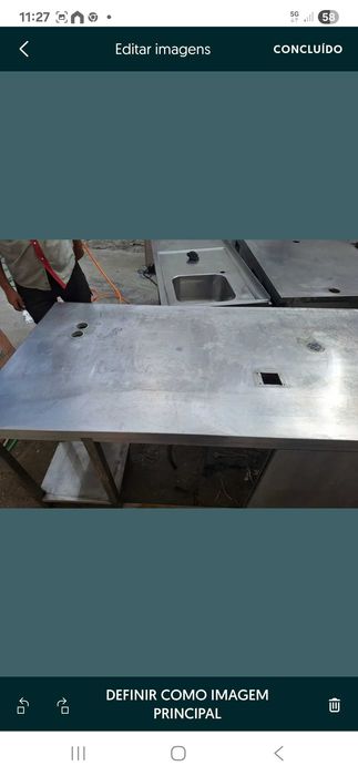 Bancadas em inox varias medidas