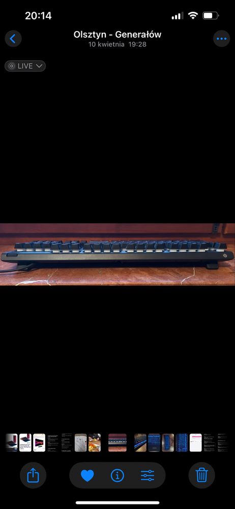 Używana klawiatura steelseries apex 3