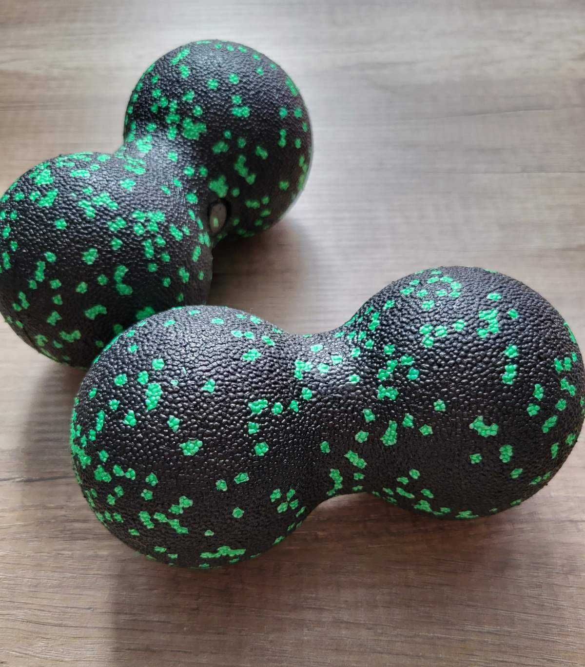 Масажний м'яч подвійний, валик для спини, масажер, EasyFit EPP ball
