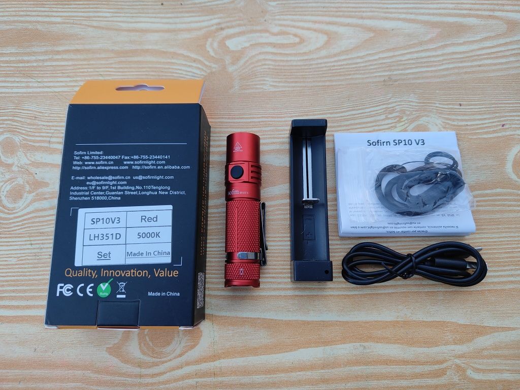 EDC ліхтарик Sofirn SP10V3 HS10 Lumintop ToolAA3.0 Wurkkos HD10 з АКБ