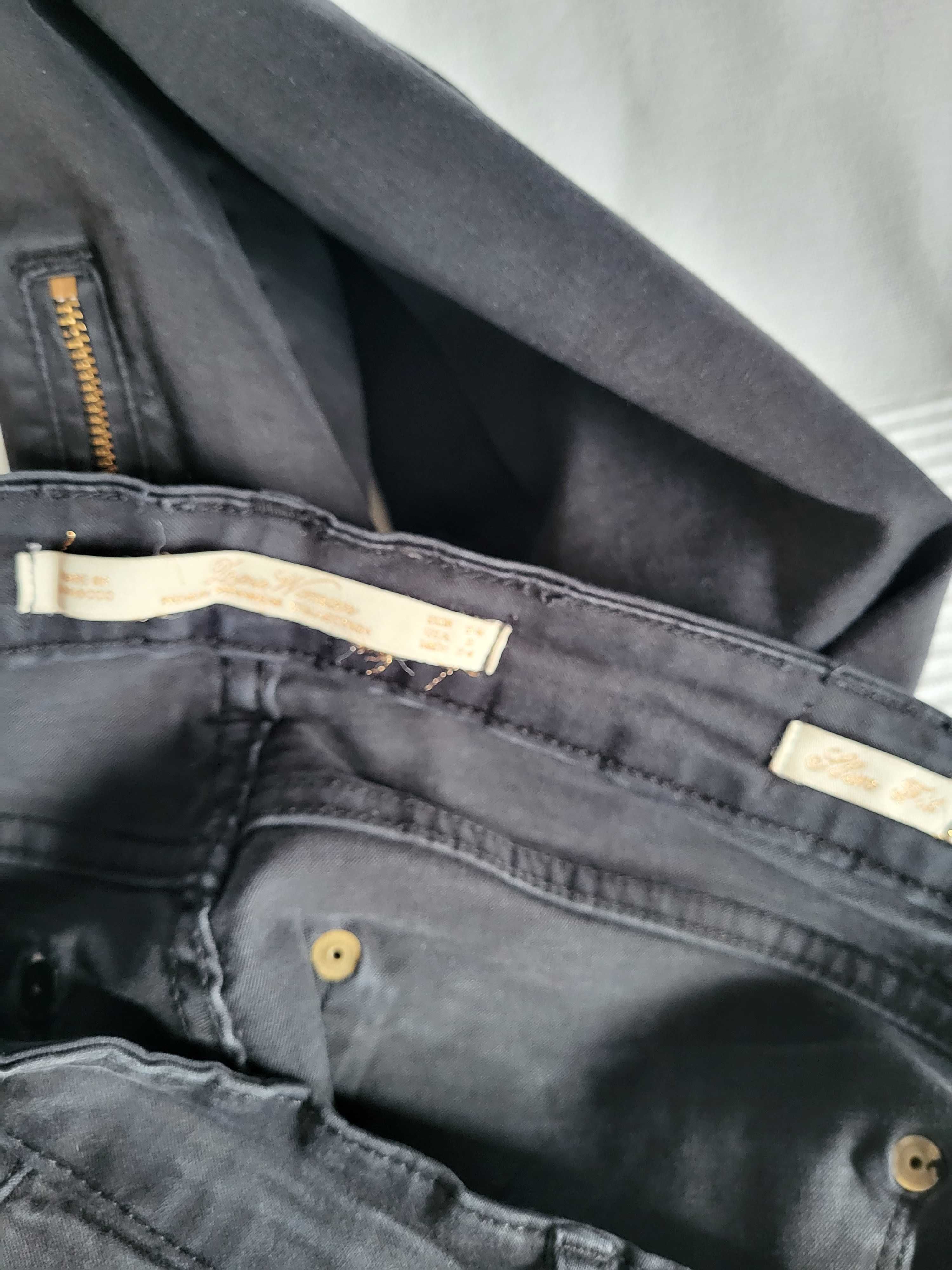 Zara jeansy spodnie r.34