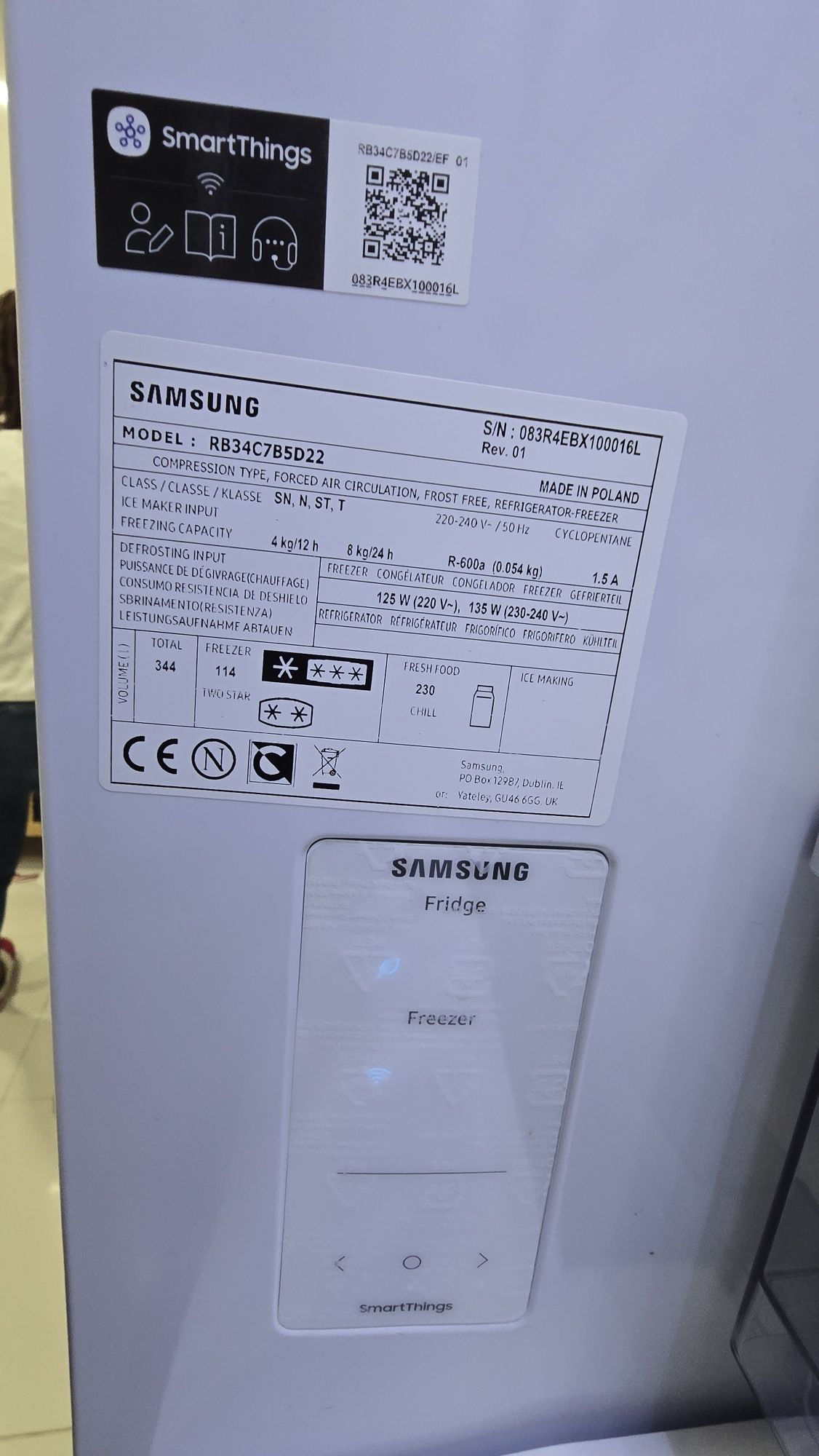 Frigorífico Samsung
